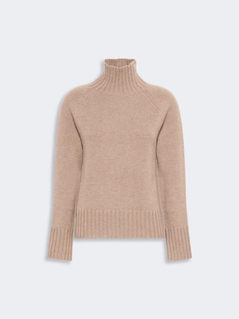 'S Max Mara MANTOVA Wool and cashmere yarn polo-neck sweater - CLAY