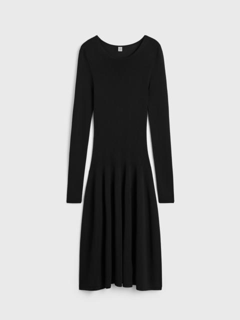 TOTEME Sculpted knit dress black