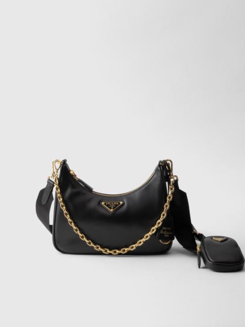 Prada Re-Nylon and brushed leather mini-bag | REVERSIBLE