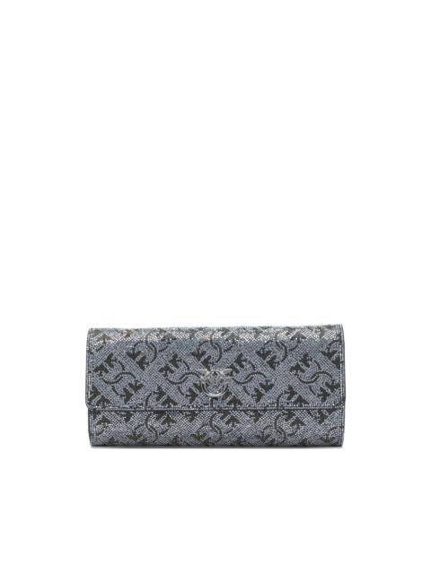 PINKO embellished chain clutch bag