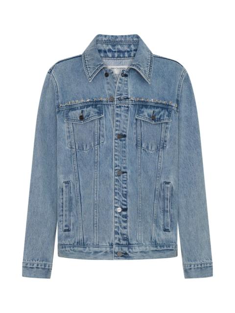 ONE TEASPOON 25th Anniversary Trucker Studded Denim Jacket - Salty Dog