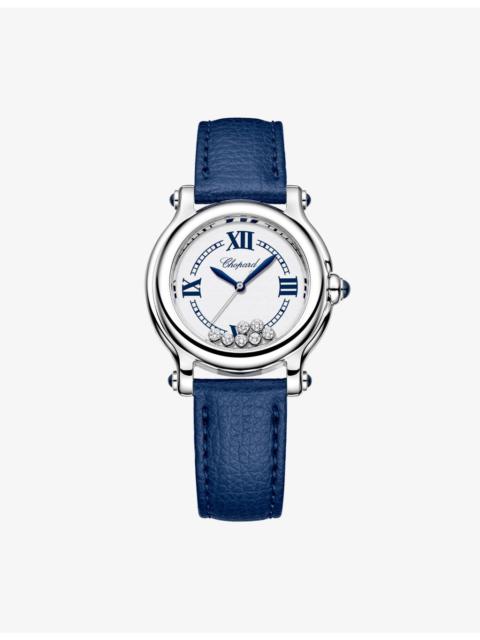 Chopard Happy Sport Lucent Steel And Diamond Watch