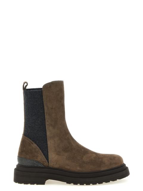 Brunello Cucinelli 'Precious Detail' Ankle Boots