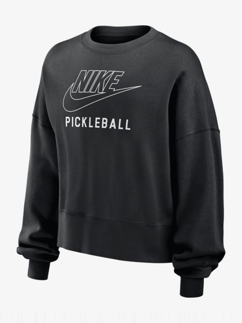 Nike Phoenix Fleece Women's Pickleball Crew-Neck Sweatshirt