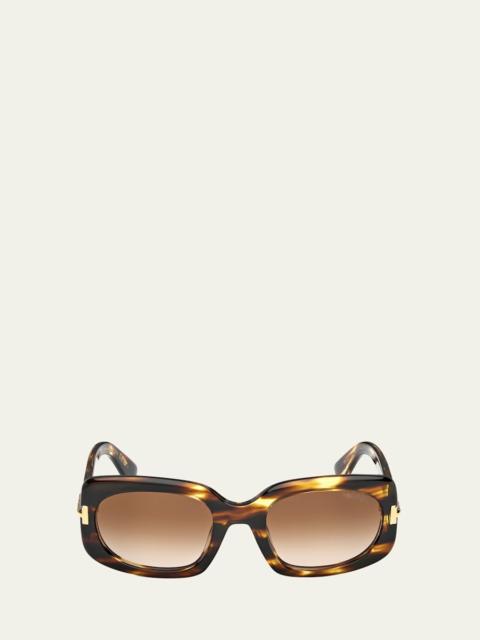 TOM FORD Rectangle Icon Collection Sunglasses