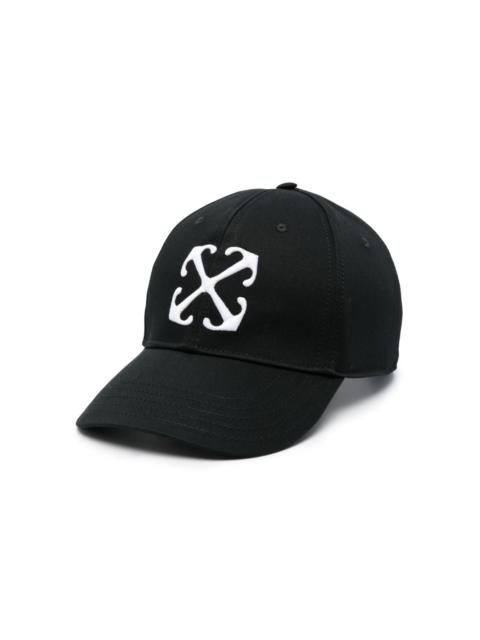 Off-White Arrows-embroidered cotton cap