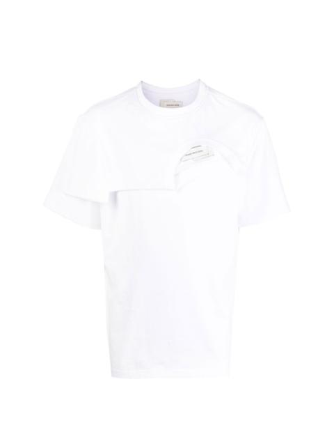 FENG CHEN WANG double-collar detail T-shirt