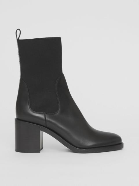 Leather Heeled Chelsea Boots