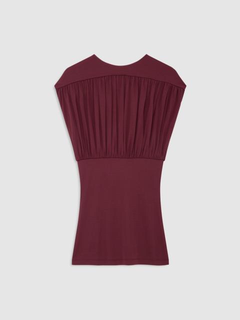 ANINE BING Fran Top - Burgundy
