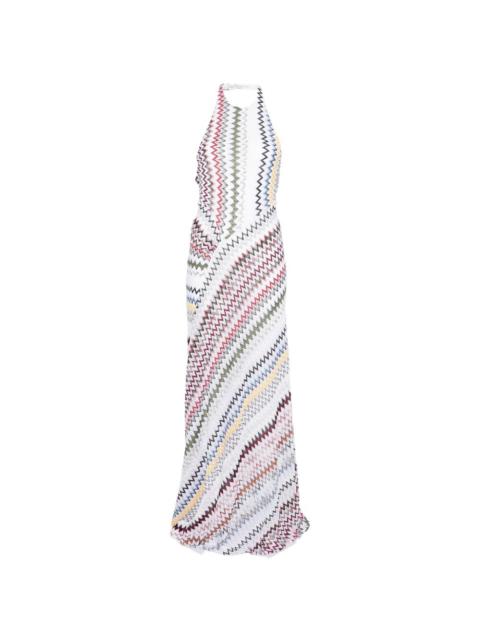 Missoni zigzag-pattern maxi dress
