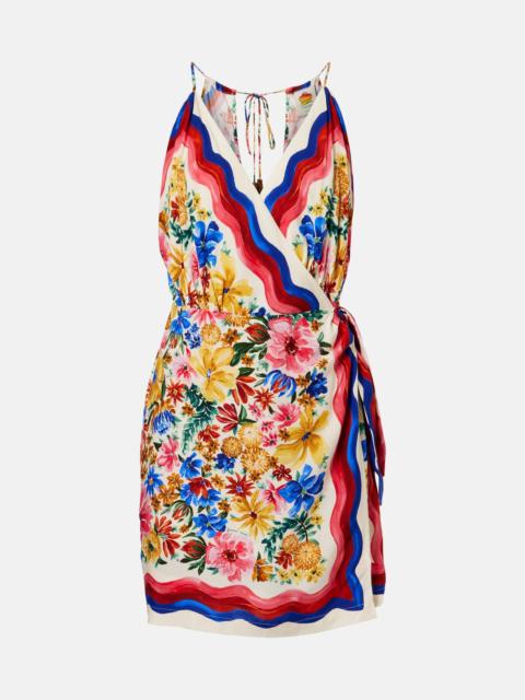 Floraline printed minidress