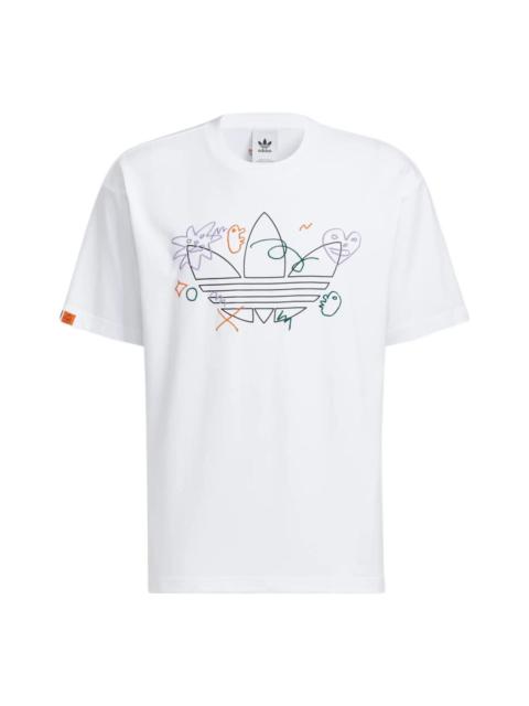 adidas Originals X Kentaro Okawara Graphic T-Shirts 'White' HR6459