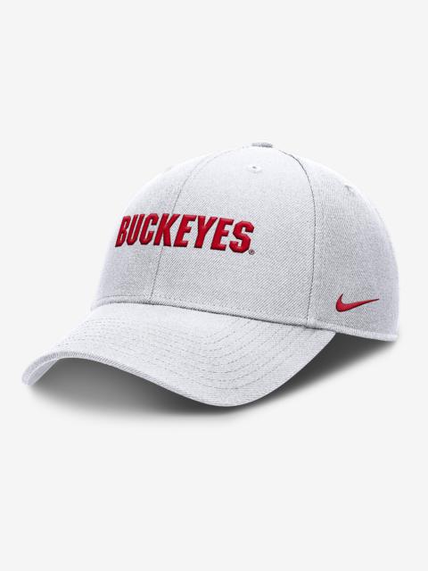Nike Ohio State On-Field Rise Gameday Men's Nike Dri-FIT College Trucker Adjustable Hat