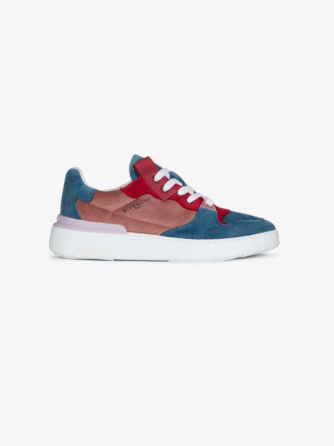 Givenchy Wing low sneakers in cords velvet