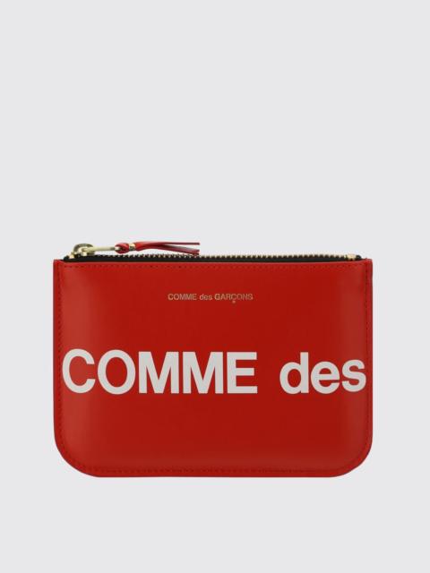 Comme Des Garçons Comme des Garcons SA8100HL Huge Logo Wallet Red