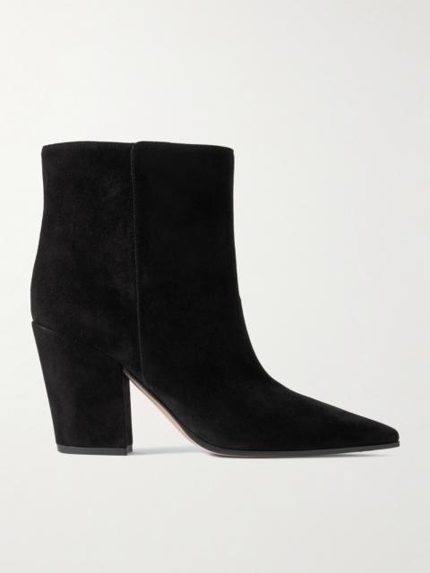 Gianvito Rossi Camoscio 90 Suede Ankle Boots