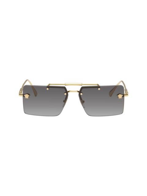 VERSACE Gold Medusa Sunglasses