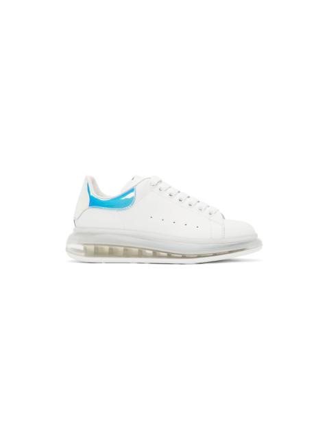 Alexander McQueen White & Iridescent Oversized Sneakers