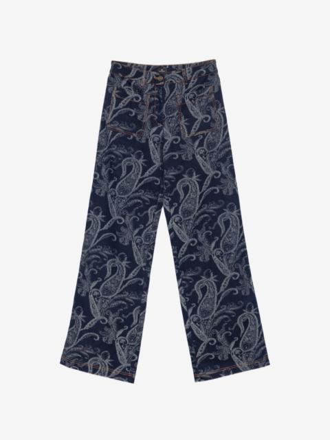 Etro paisley-print jeans