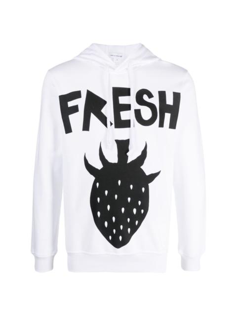 Comme des Garçons SHIRT graphic-print drawstring hoodie