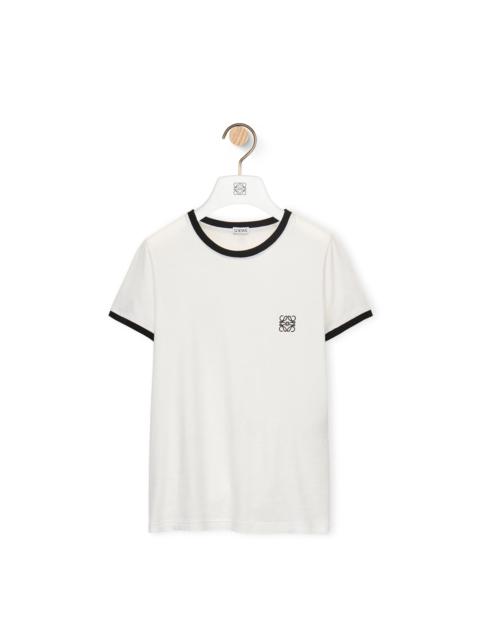Slim fit T-shirt in cotton