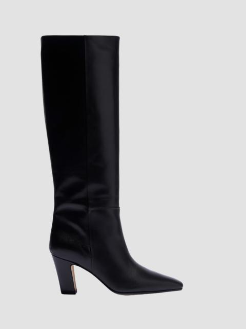 Aeyde Women's Silva Leather Knee-High Boots - Black