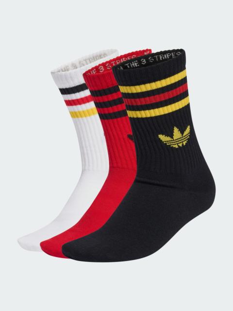 adidas 3-Stripes Crew Socks 3 Pairs