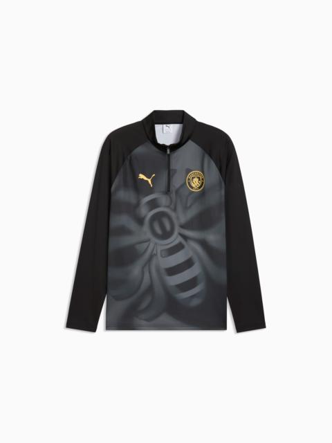 PUMA Manchester City Men's Quarter-Zip Warmup Top