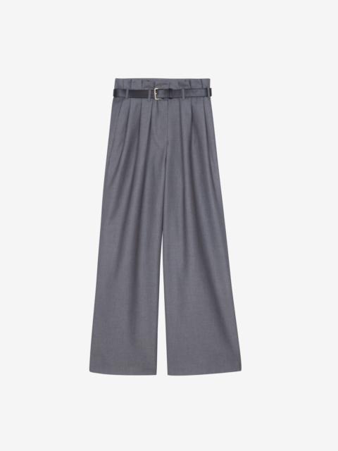 The Frankie Shop Dulverton Pleated Trousers - Grey
