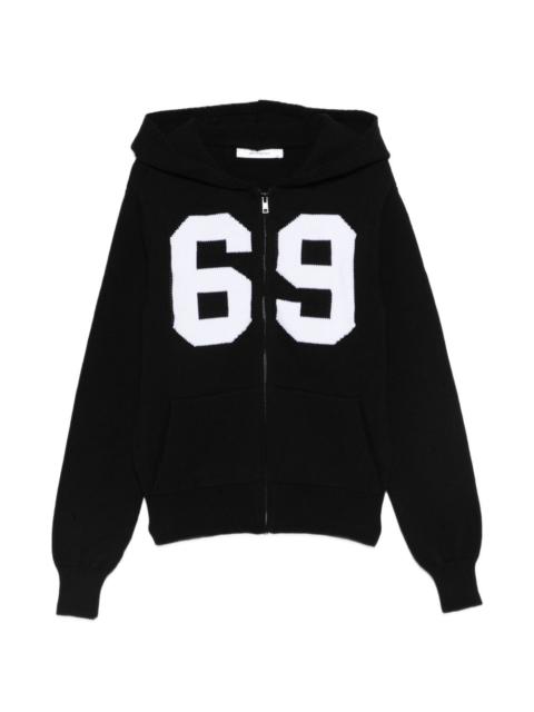 gimaguas hooded zip cardigan