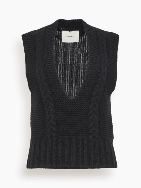LISA YANG Sallie Vest in Black