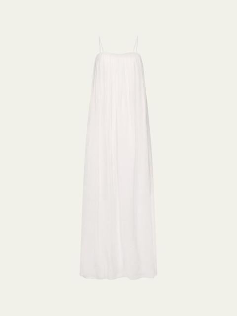 TWP Shirred Column Maxi Dress
