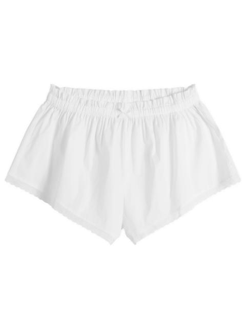 SKIMS Skims Garment Washed Poplin Short
