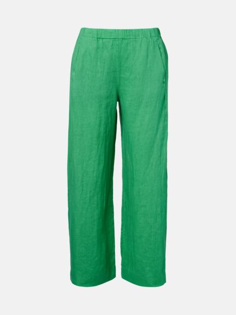 velvet Lola linen wide-leg pants