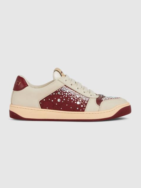 GUCCI Women's GG crystal Screener sneaker