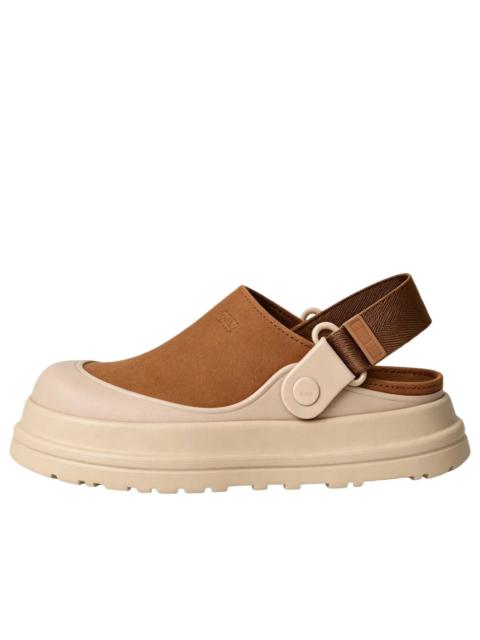 UGG (WMNS) UGG GoldenGlow Suede Clog 'Chestnut' 1180256-CHE