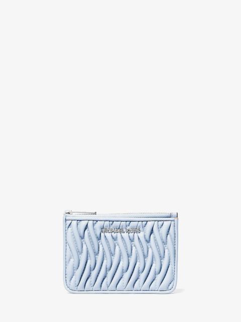 MICHAEL KORS Jet Set Travel Small Matelassé Coin Pouch