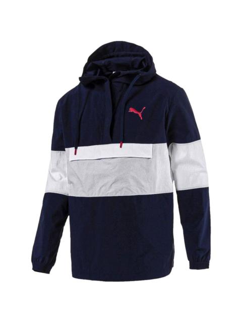 PUMA half zip windbreaker T-shirt