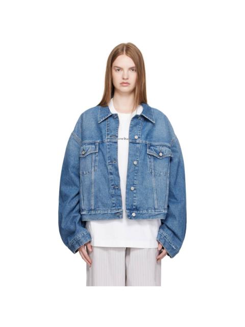 Acne Studios Blue Oversized Denim Jacket
