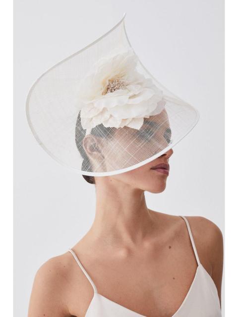 KAREN MILLEN Flower Trim Headband Fascinator