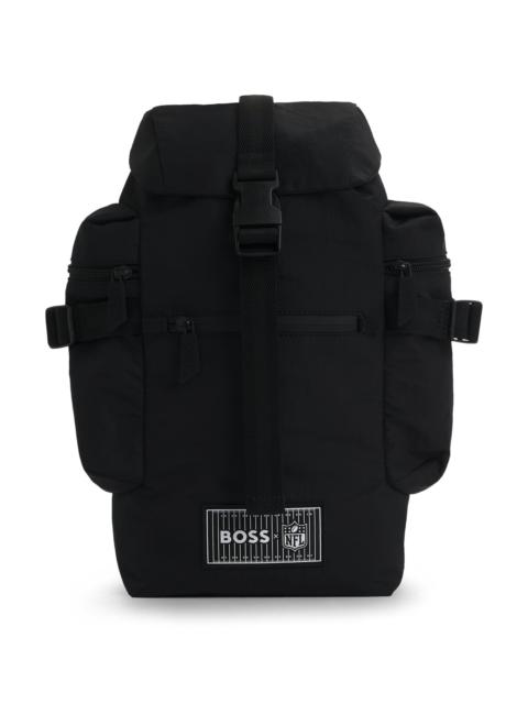 BOSS BOSS X NFL WATER-REPELLENT BACKPACK WITH BRANDED PATCH