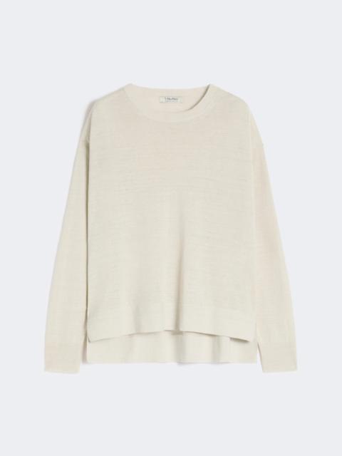 'S Max Mara Linen yarn sweater - IVORY