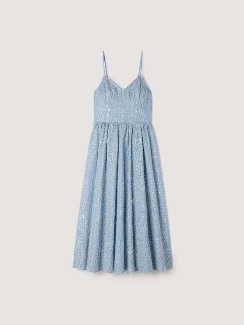 Sandro SEQUINED MIDI DRESS