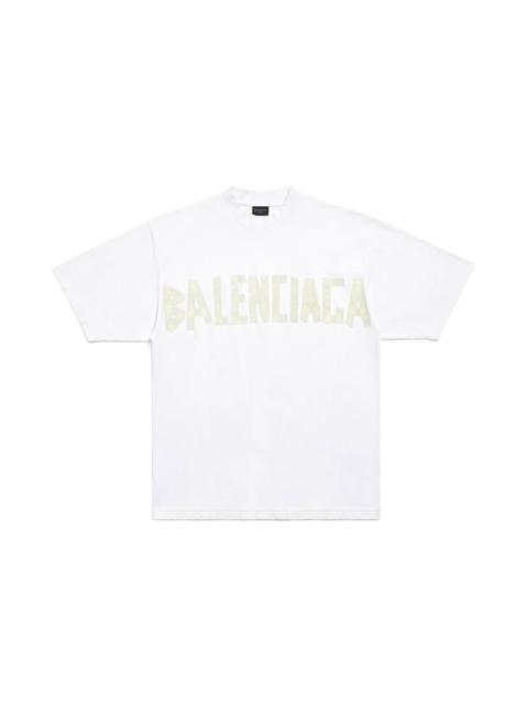BALENCIAGA Tape Type T-shirt Medium Fit in White