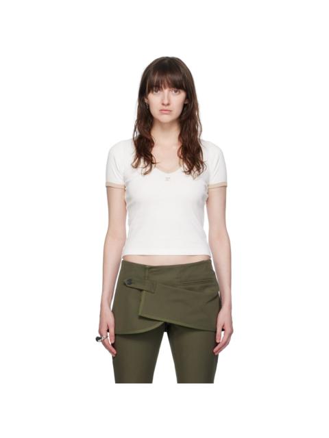 White V-Neck T-Shirt