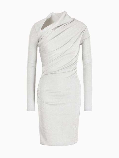 GIORGIO ARMANI Short dress in viscose jersey and Lurex