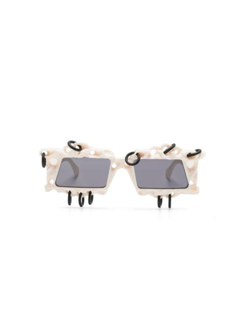 Kuboraum X20 Hypercore geometric-frame sunglasses