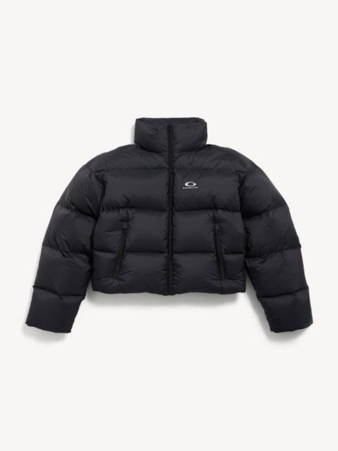 BALENCIAGA Women's Cropped Puffer in Black