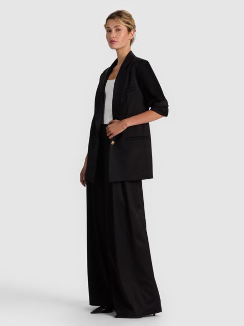 Alice + Olivia RONAN OVERSIZED BOXY BLAZER - BLACK