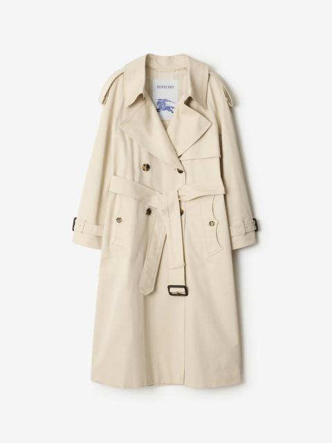 Burberry Long Gabardine Fitzrovia Trench Coat